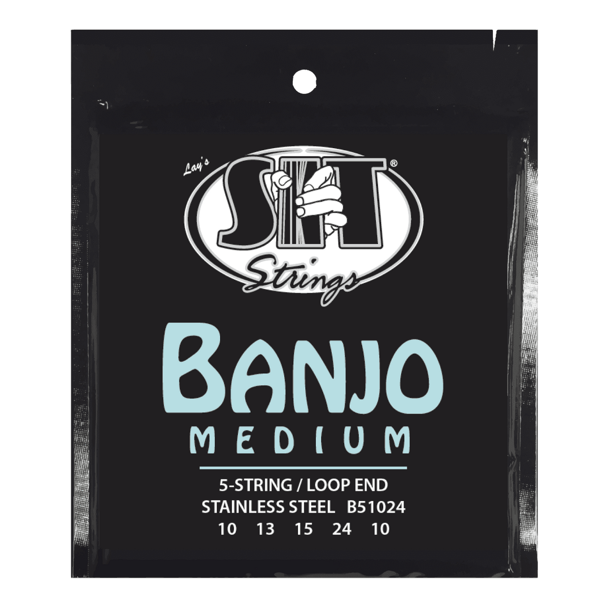 S.I.T. Banjo Strings – 10–24 (B51024 Medium)