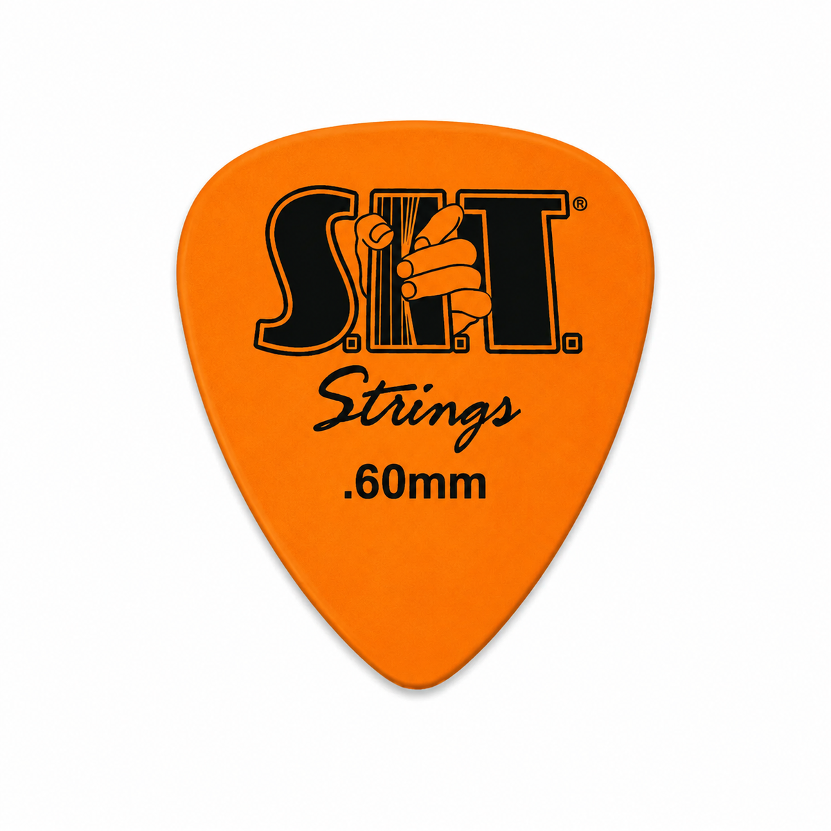 S.I.T. Delrin Picks – 351 Shape – (0.60mm Light Medium Orange)