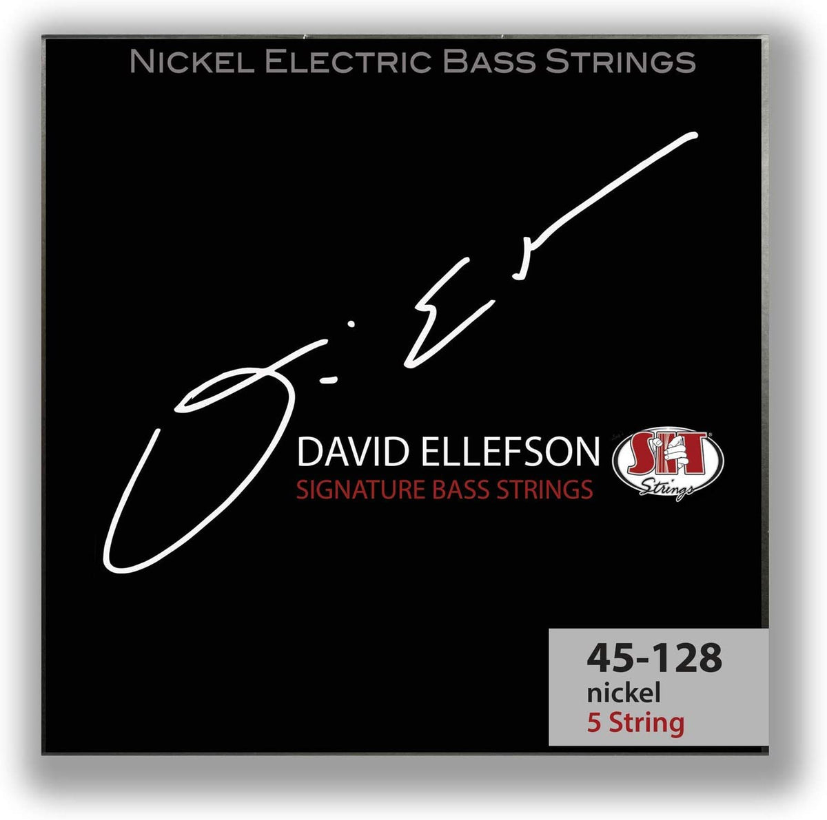 S.I.T. David Ellefson Signature 5-String Bass Strings – 45–128 (DE545128L Medium)