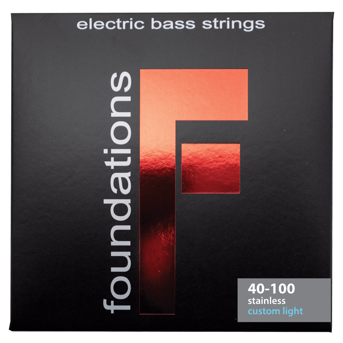 S.I.T. Foundations Stainless Steel 4-String Bass Strings – 40–100 (FS40100L Custom Light)