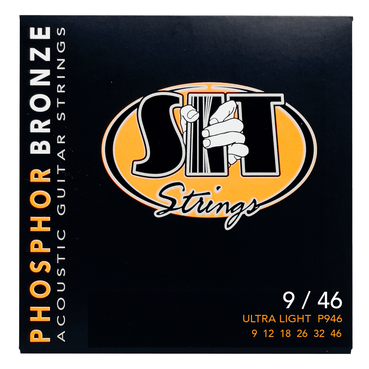 S.I.T. Phosphor Bronze Acoustic Guitar Strings – 9–46 (P946 Ultra Light)