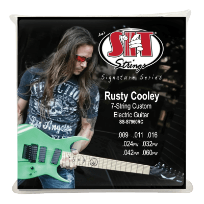 S.I.T. Rusty Cooley Signature 7-String Electric Guitar Strings – 9–60 (Power Wound Nickel)