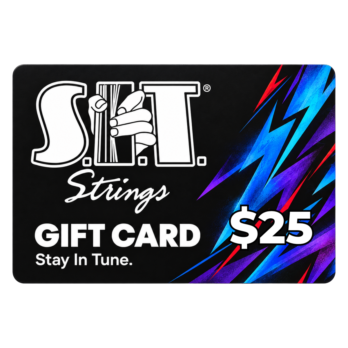 S.I.T. Strings $25 gift card #Amount_$25