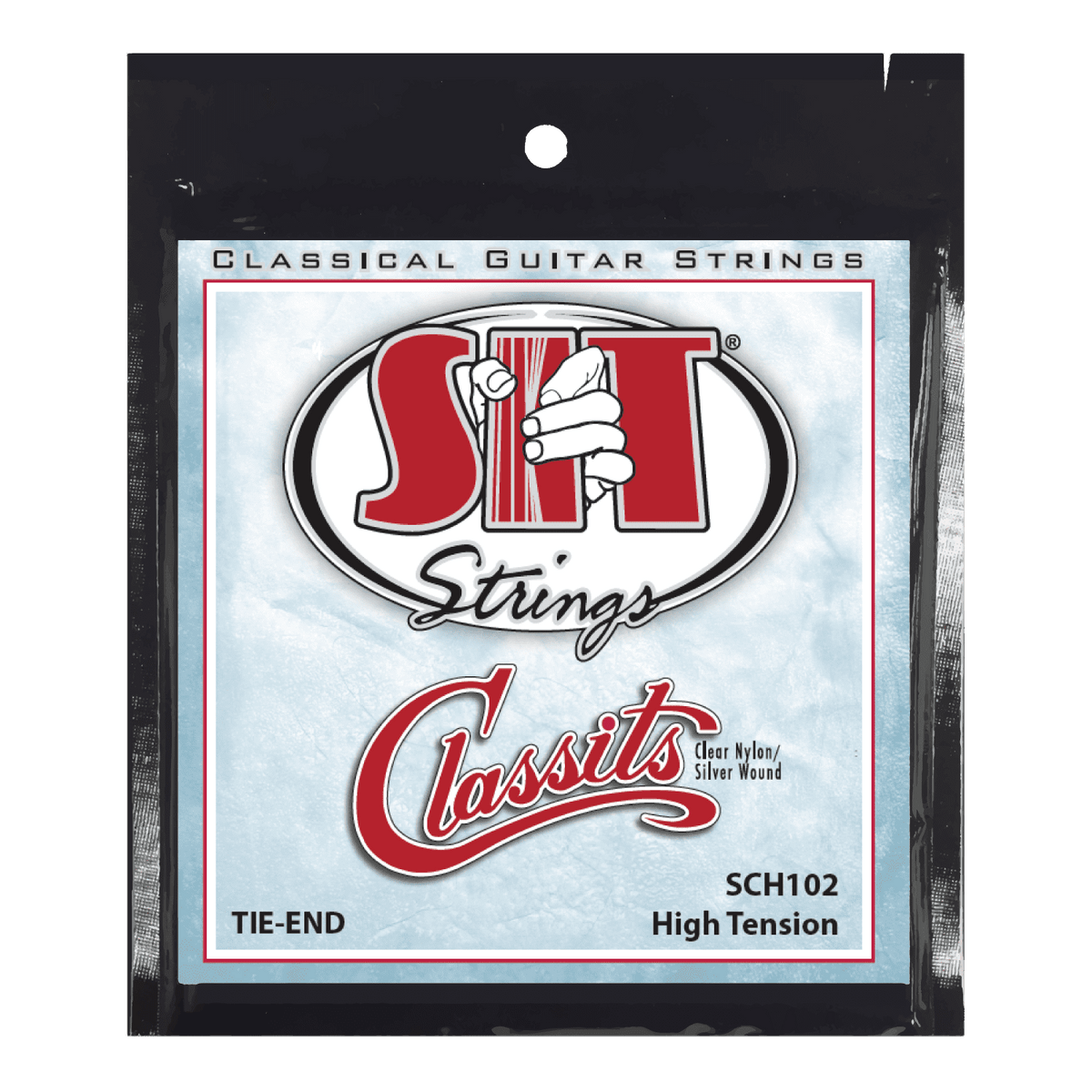 S.I.T. Classits Classical Guitar Strings – High Tension Silver Wound Tie-End (SCH102)