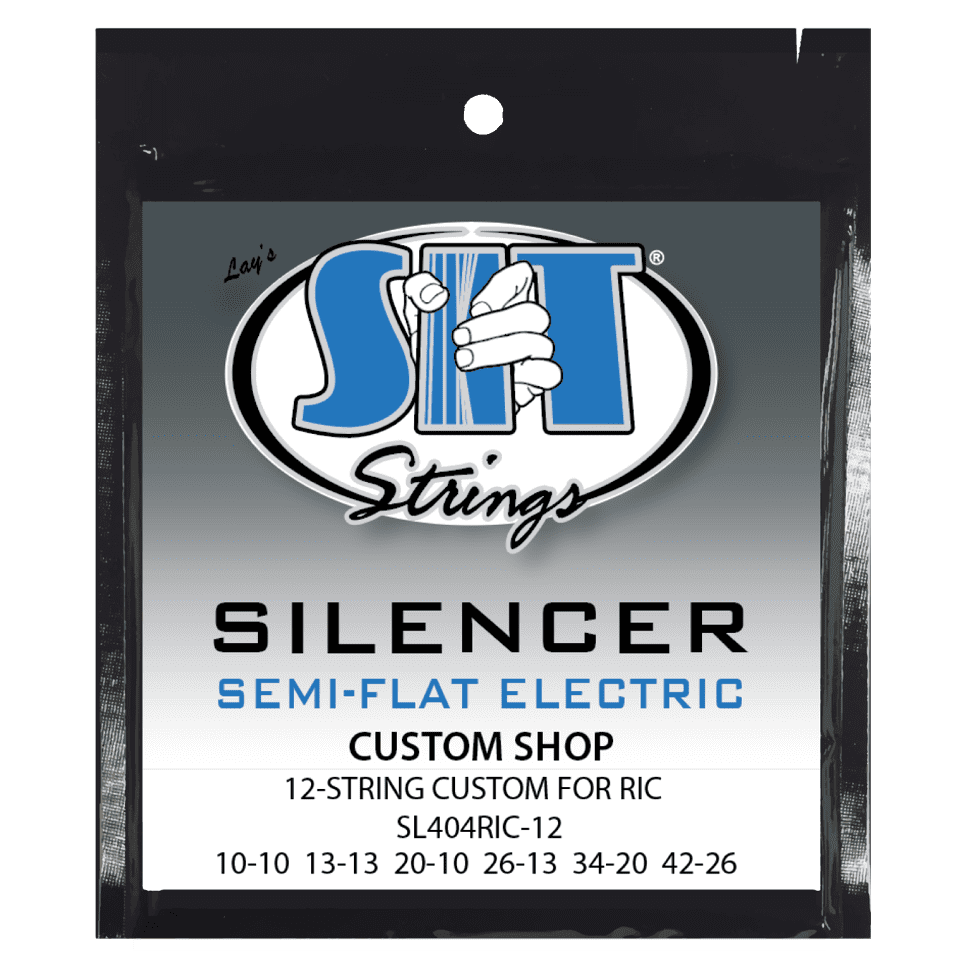 S.I.T. Silencer Semi-Flat 12-String Electric Guitar Strings – 10–42 (SL404RIC)