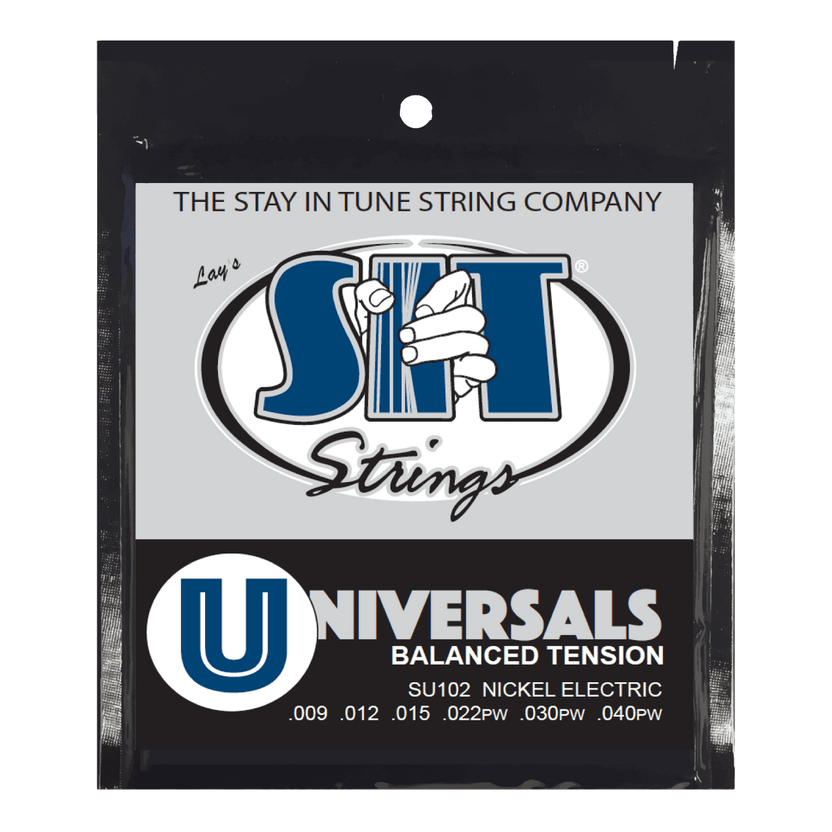 S.I.T. Universals Balanced Tension Electric Guitar Strings – 9–40 (SU102 Extra Light Custom)