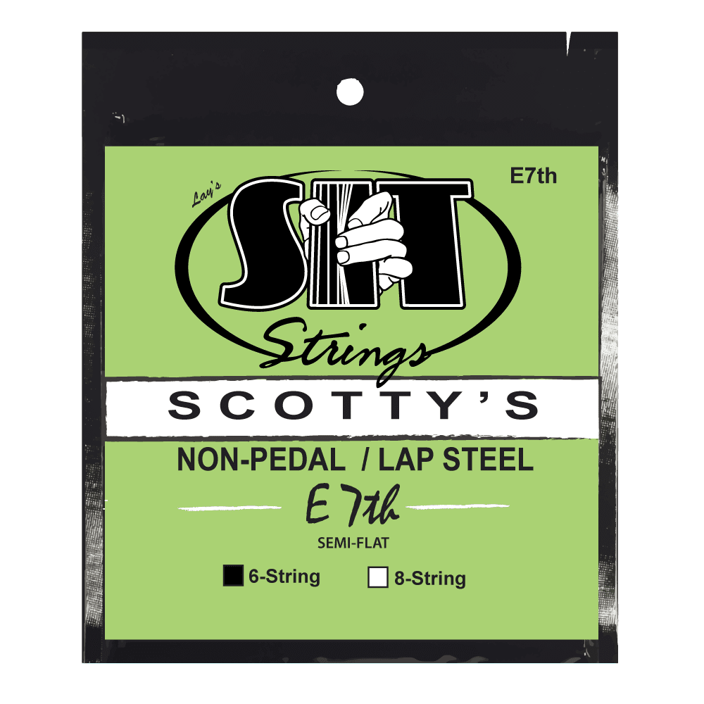 S.I.T. Scotty’s Non-Pedal / Lap Steel Guitar Strings – .015–.038 (SC6E7TH E7 6-String)