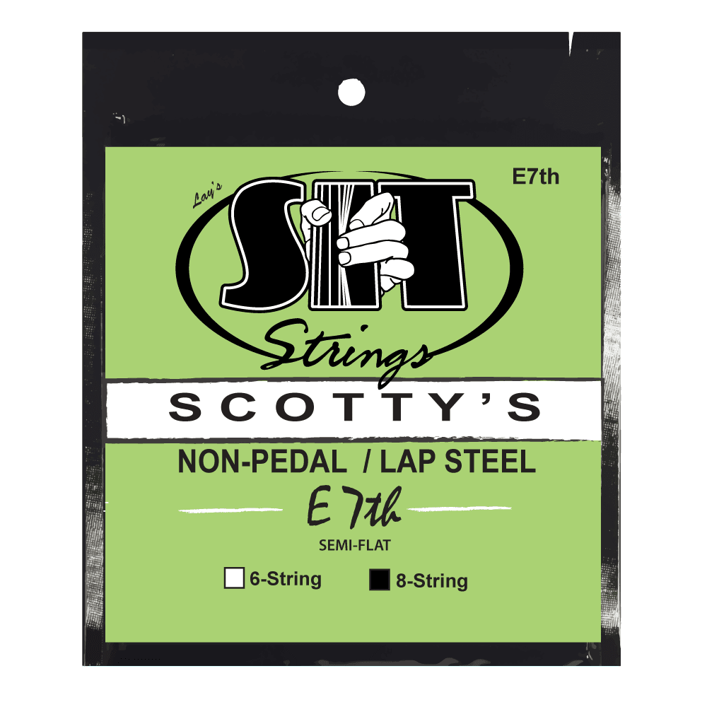 S.I.T. Scotty’s Non-Pedal / Lap Steel Guitar Strings – .015–.056 (SC8E7TH E7 8-String)