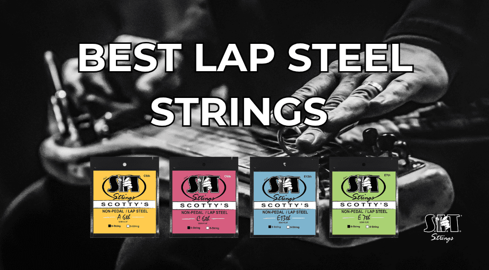 Lap steel guitar with the title Best Strings for Lap Steel Guitar