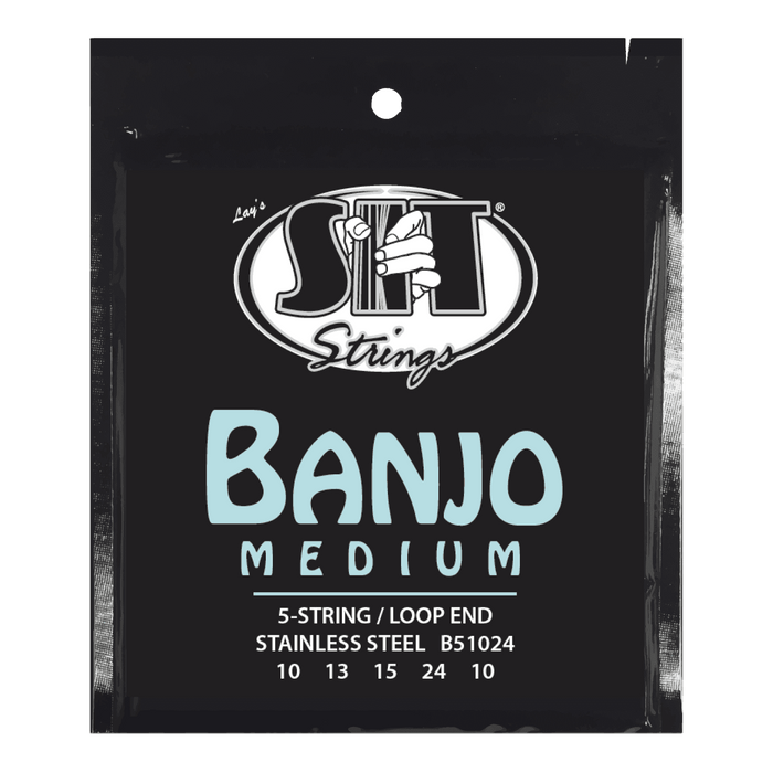 Banjo Strings – 10–24 (B51024 Medium)