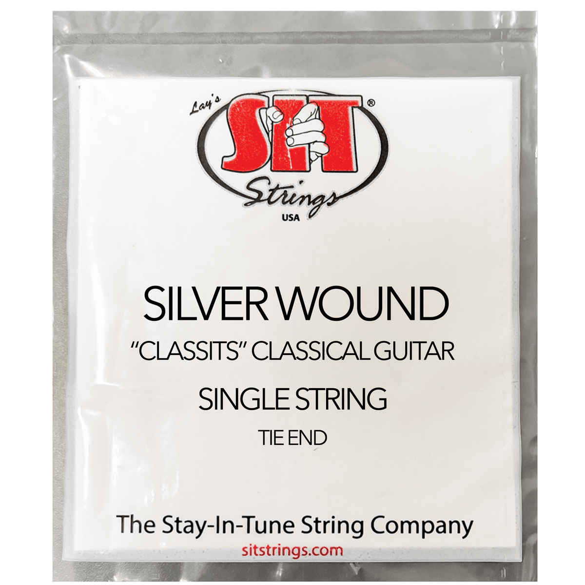 S.I.T. Silver Wound Classits Classical Guitar Tie End Singles