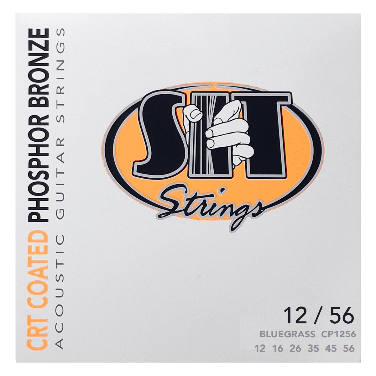 S.I.T. CRT Coated Phosphor Bronze Acoustic Guitar Strings – 12–56 (CP1256 Bluegrass)