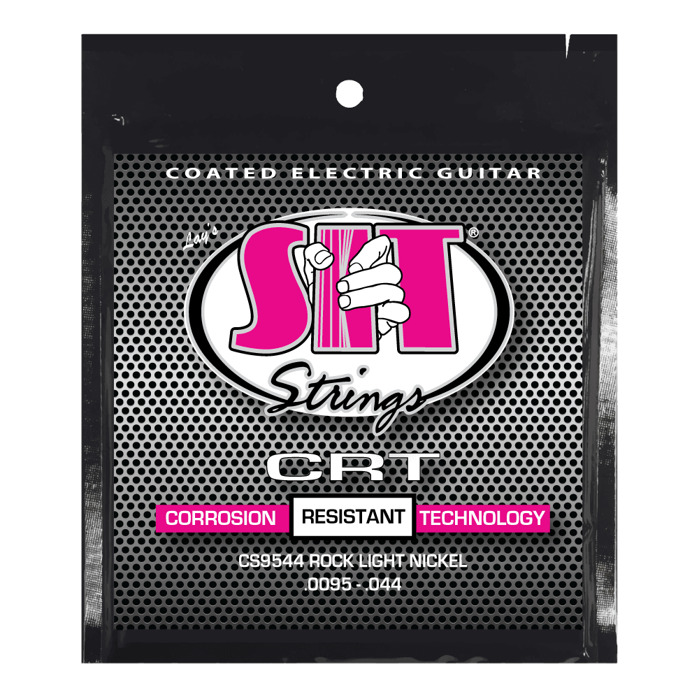 S.I.T. CRT Coated Electric Guitar Strings – 9.5–44 (CS9544 Rock Light)