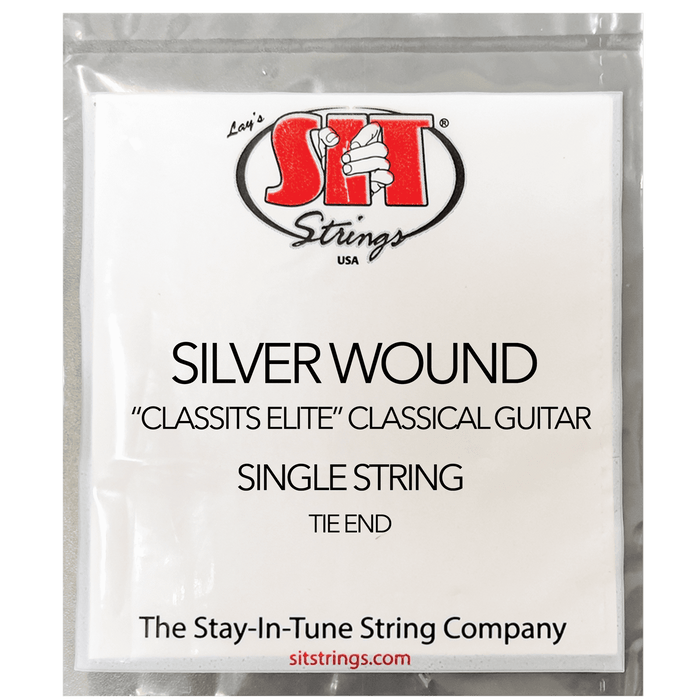 S.I.T. Silver Wound Classits Elite Classical Guitar Tie End Singles