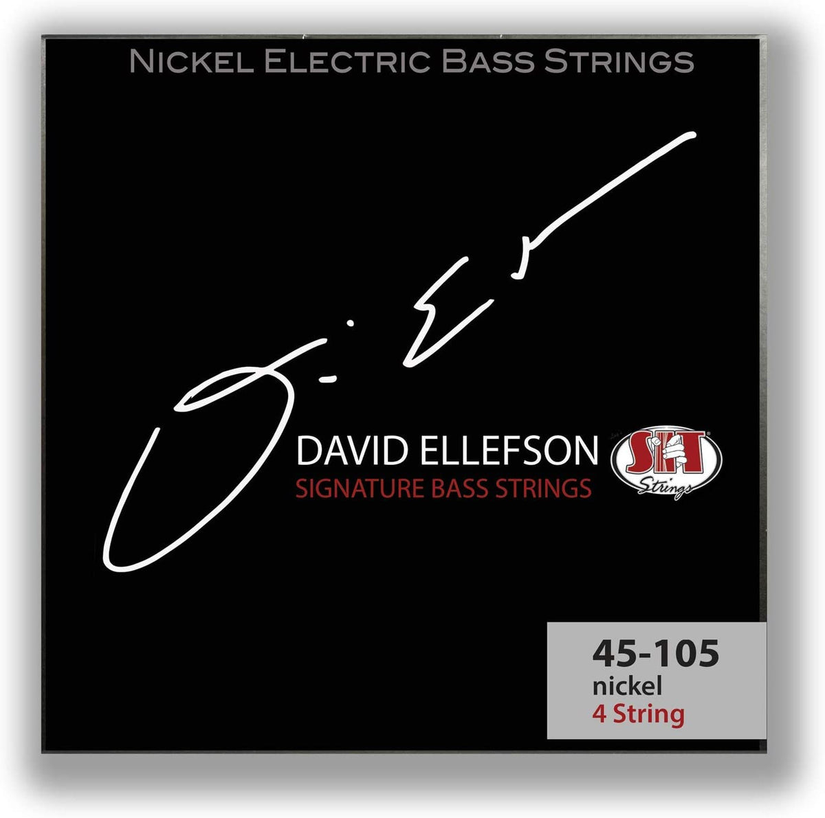 S.I.T. David Ellefson Signature 4-String Bass Strings – 45–105 (DE45105L Medium)