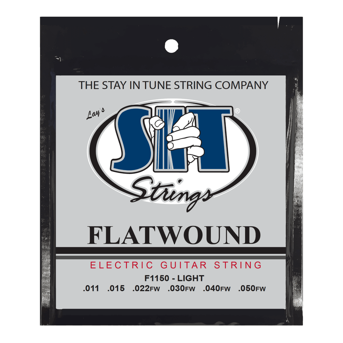S.I.T. Power Flat Flatwound Electric Guitar Strings – 11–50 (F1150 Light)