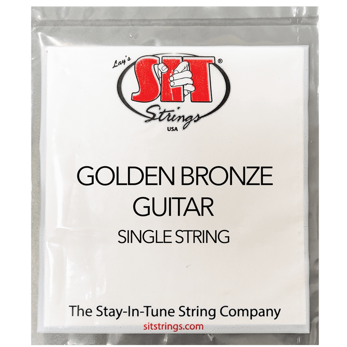 S.I.T. Golden Bronze 80/20 Acoustic Guitar Singles