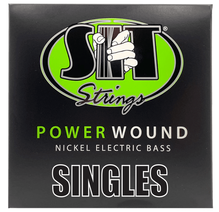S.I.T. Tapered / Recessed Wound Nickel Bass Singles