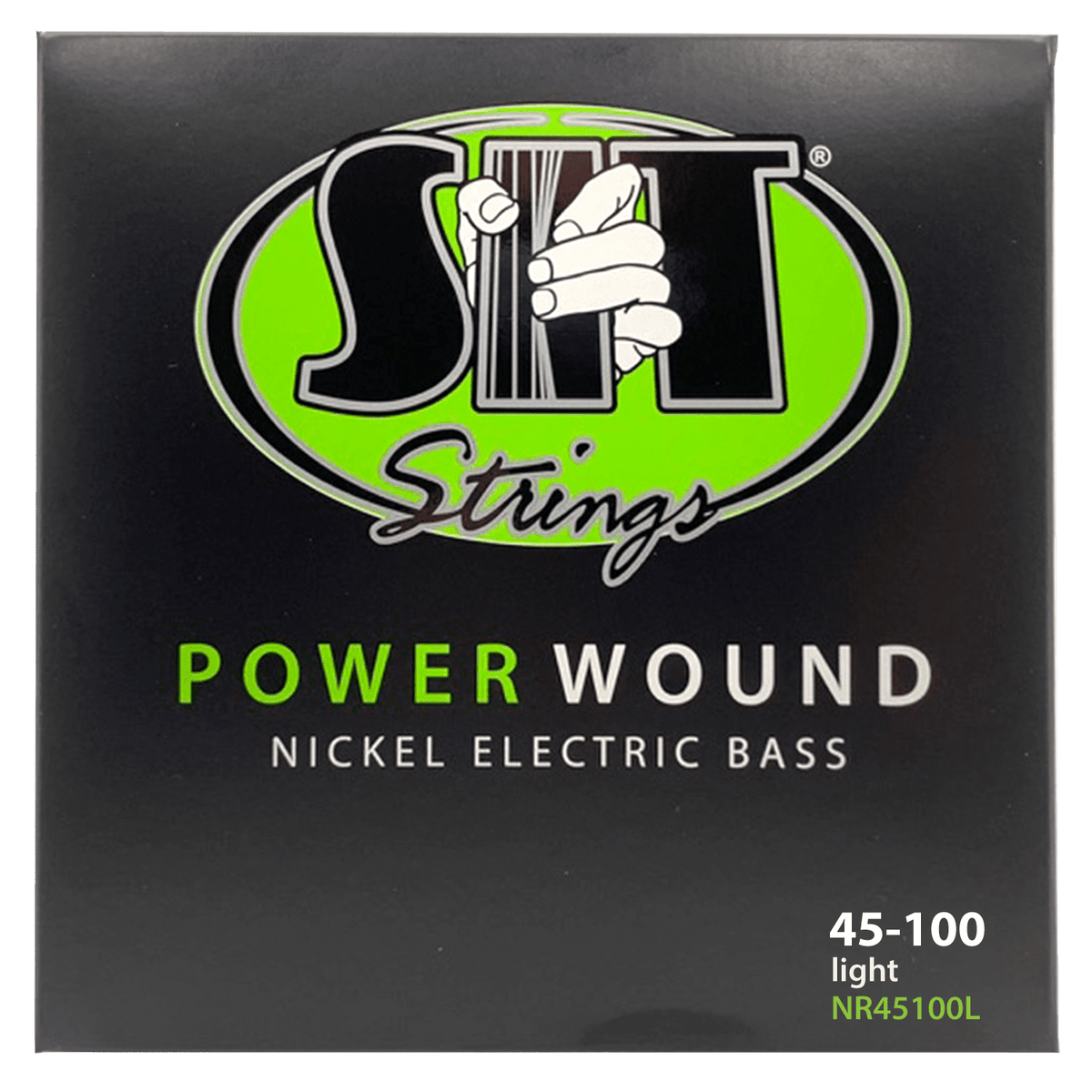 S.I.T. Power Wound Nickel 4-String Bass Strings – 45–100 (NR45100L Light)