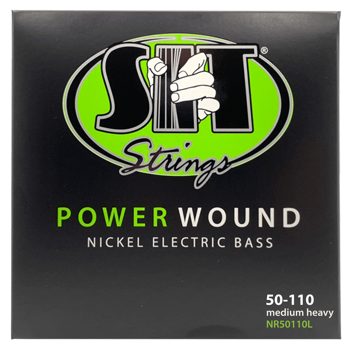 S.I.T. Power Wound Nickel 4-String Bass Strings – 50–110 (NR50110L Medium Heavy)