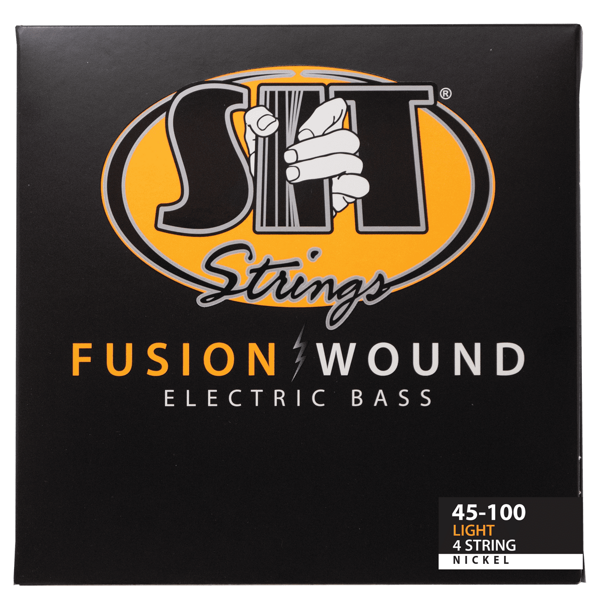 S.I.T. Fusion Wound Nickel 4-String Bass Strings – 45–100 (NRB45100L Light)