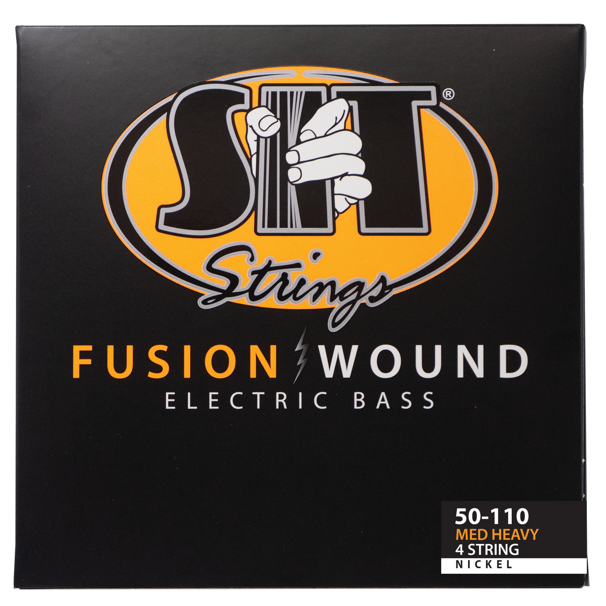 S.I.T. Fusion Wound Nickel 4-String Bass Strings – 50–110 (NRB50110L Medium Heavy)