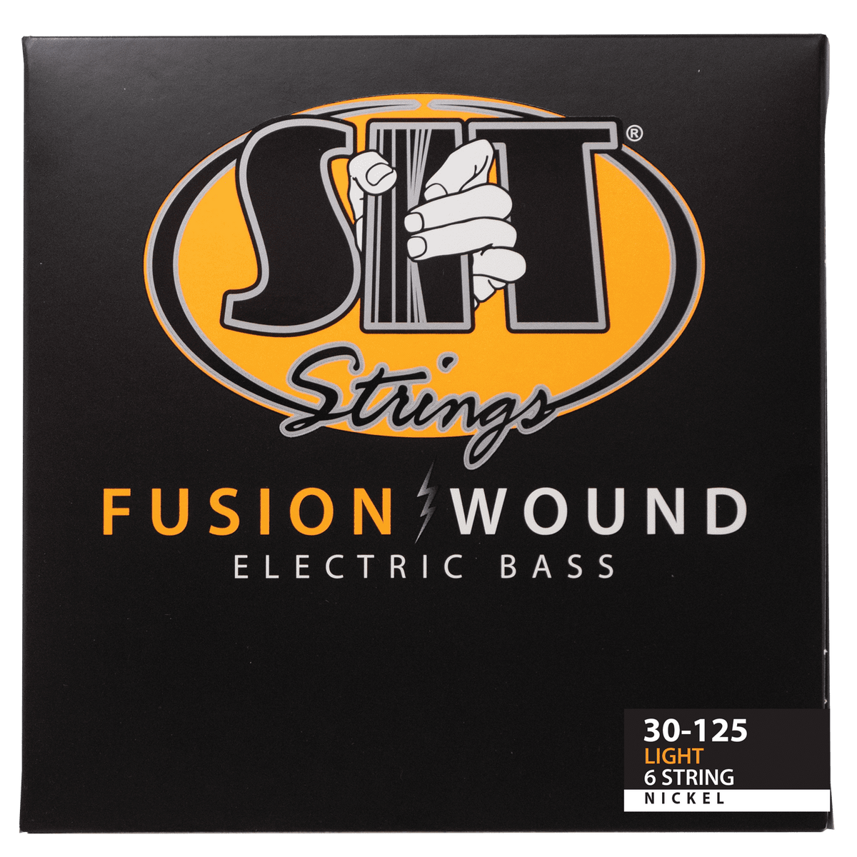 S.I.T. Fusion Wound Nickel 6-String Bass Strings – 30–125 (NRB630125L Light)