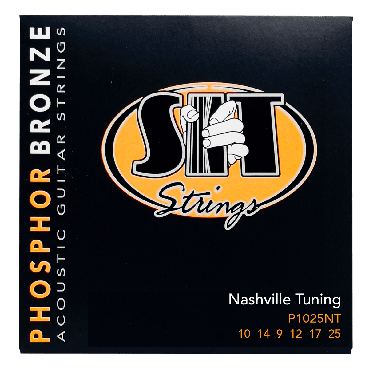S.I.T. Phosphor Bronze Acoustic Guitar Strings – Nashville Tuning (P1025NT)