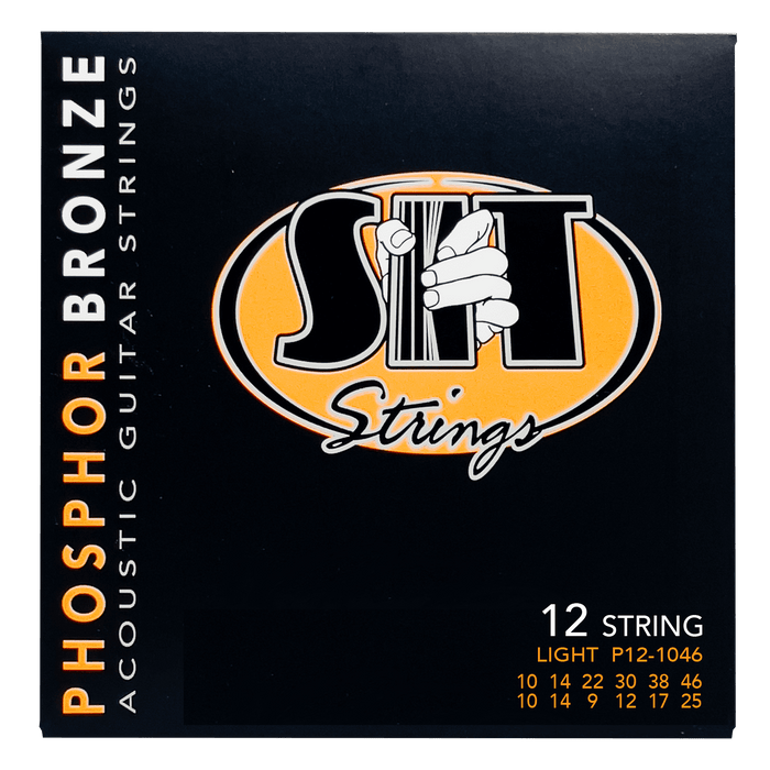 Phosphor Bronze Acoustic Guitar Strings – 10-46 12-String (P121046 Light)