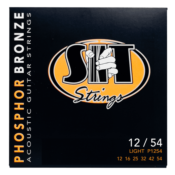 Phosphor Bronze Acoustic Guitar Strings – 12–54 (P1254 Light)