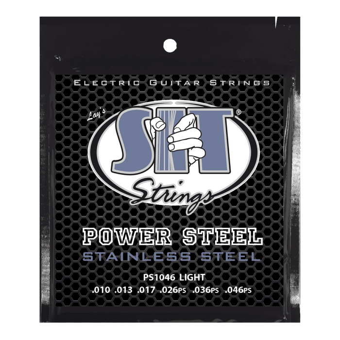 Power Steel Stainless Electric Guitar Strings – 10–46 (PS1046 Light)