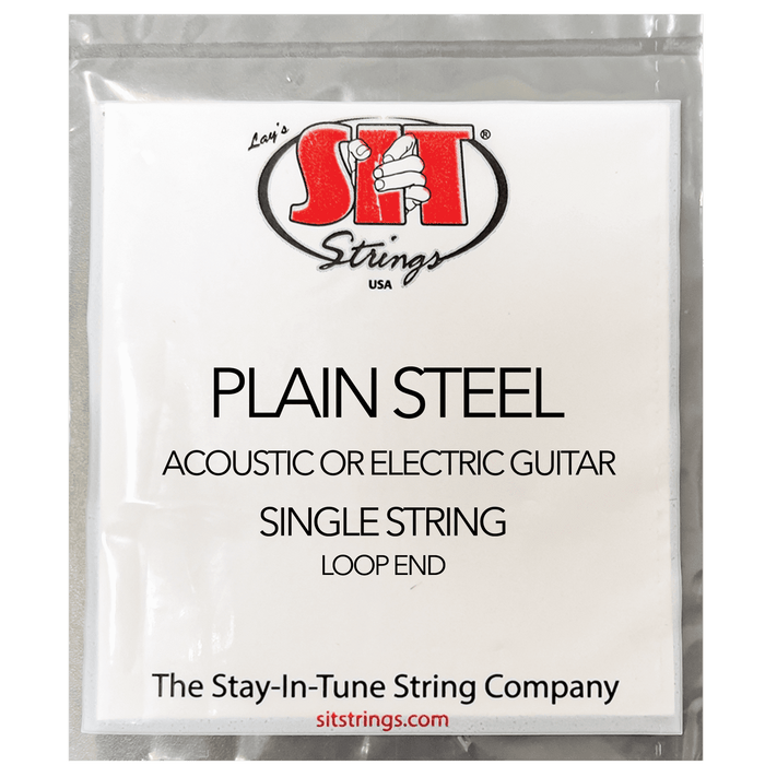 S.I.T. Plain Steel Loop End Guitar Singles
