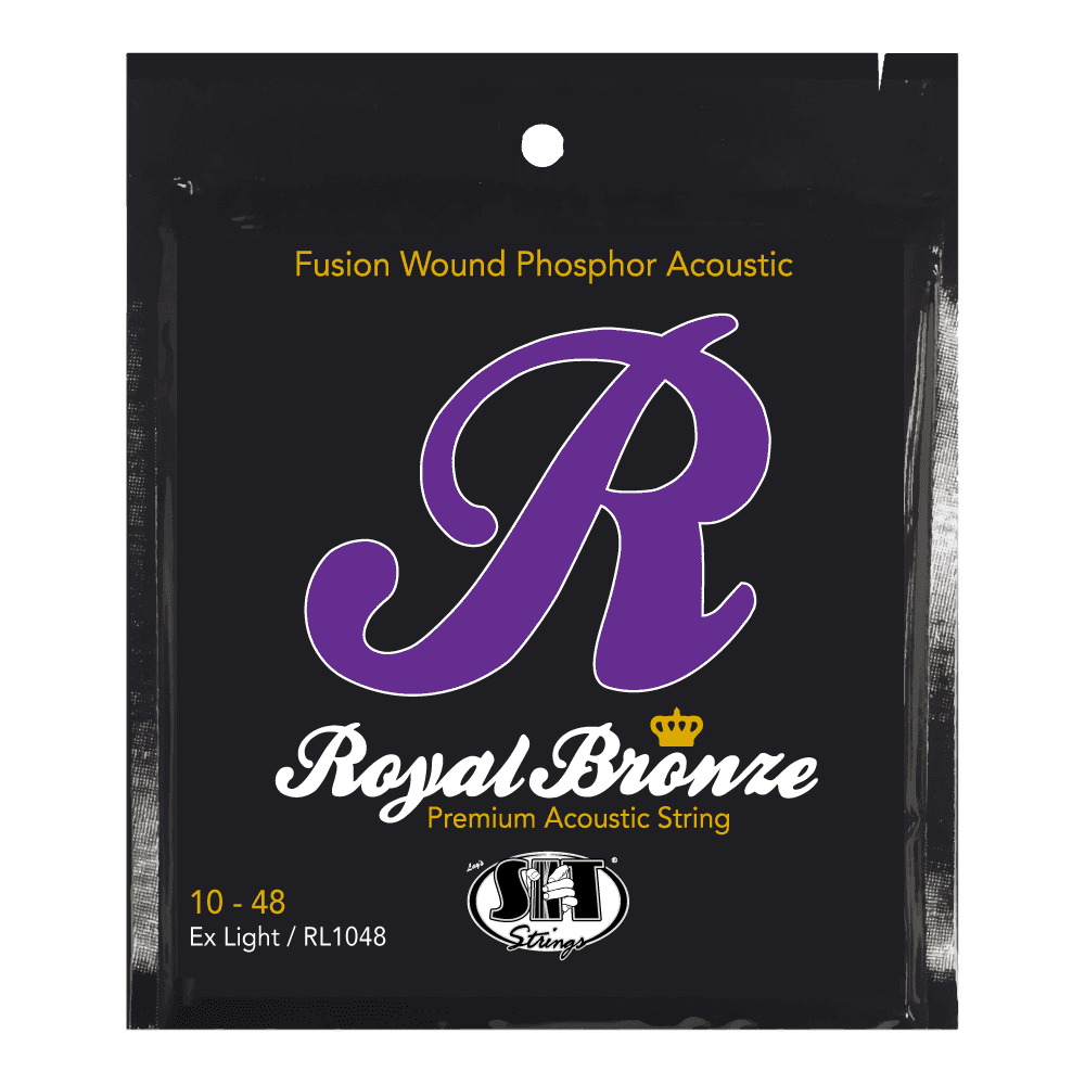 S.I.T. Royal Bronze Acoustic Guitar Strings – 10–48 (RL1048 Extra Light)