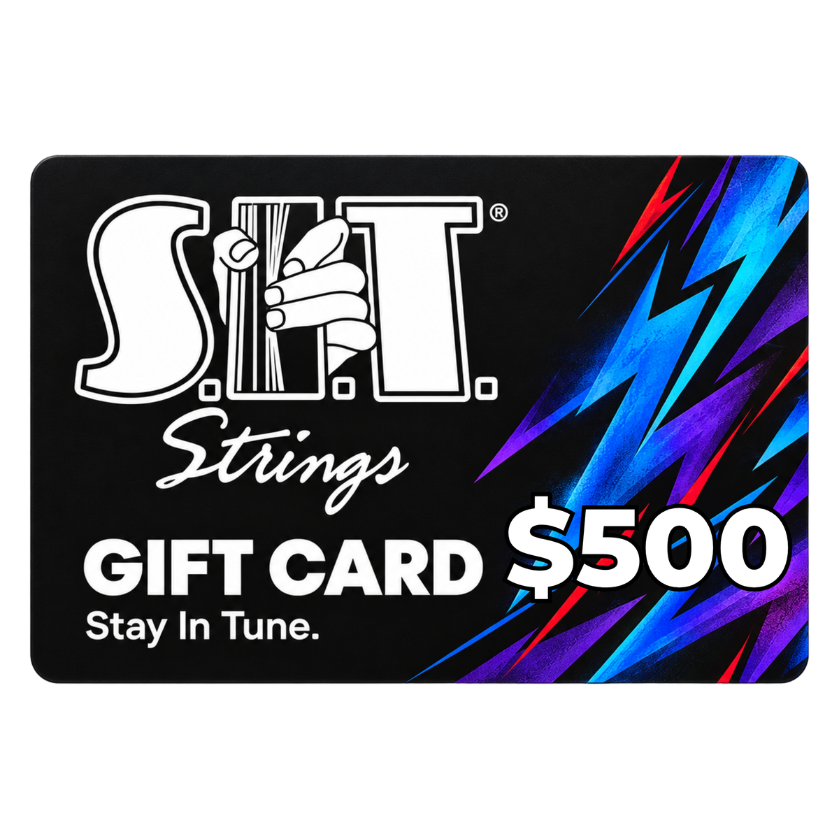 S.I.T. Strings $500 gift card #Amount_$500