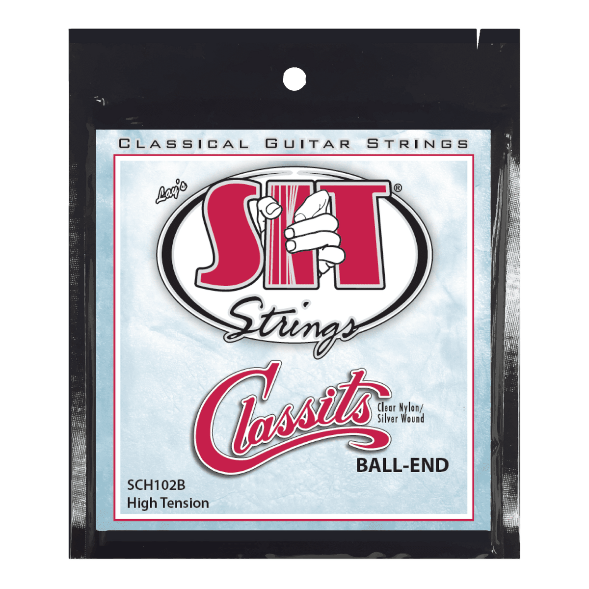 S.I.T. Classits Classical Guitar Strings – High Tension Silver Wound Ball-End (SCH102B)