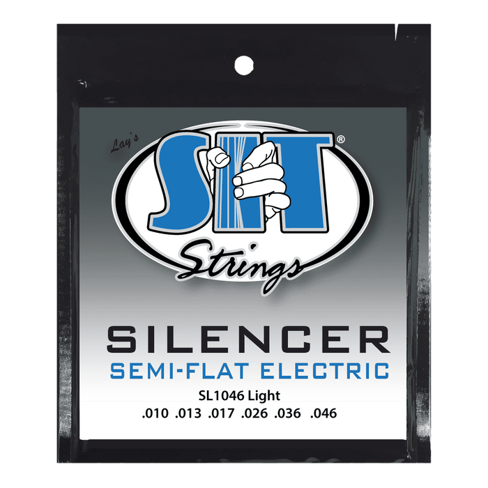 Silencer Semi-Flat Electric Guitar Strings – 10–46 (SL1046 Light)