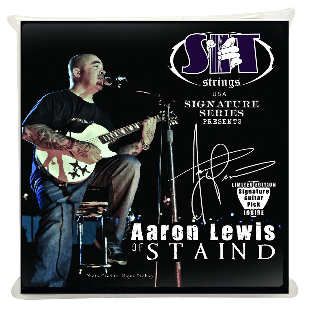 S.I.T. Aaron Lewis Signature Series Acoustic Guitar Strings – Royal Bronze Medium 13–56 – SS-RL1356AL