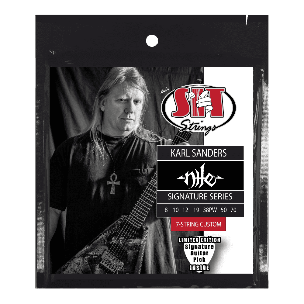 S.I.T. Karl Sanders Signature 7-String Electric Guitar Strings – 8–70 (Power Wound Nickel)