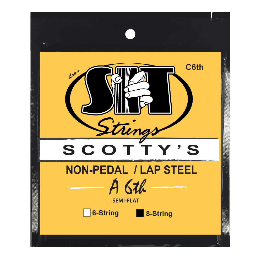 S.I.T. Scotty’s Non-Pedal / Lap Steel Guitar Strings – .015–.056 (SC8A6TH A6 8-String)