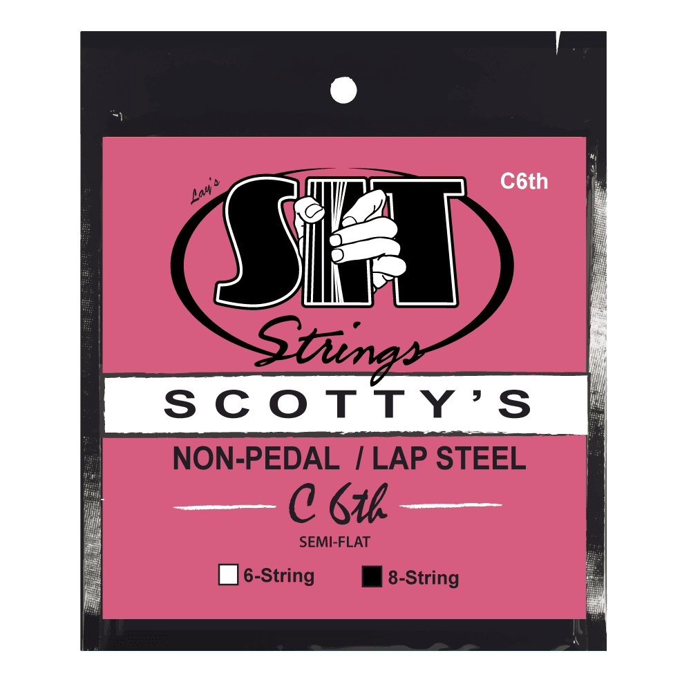 S.I.T. Scotty’s Non-Pedal / Lap Steel Guitar Strings – .015–.054 (SC8C6TH C6 8-String)
