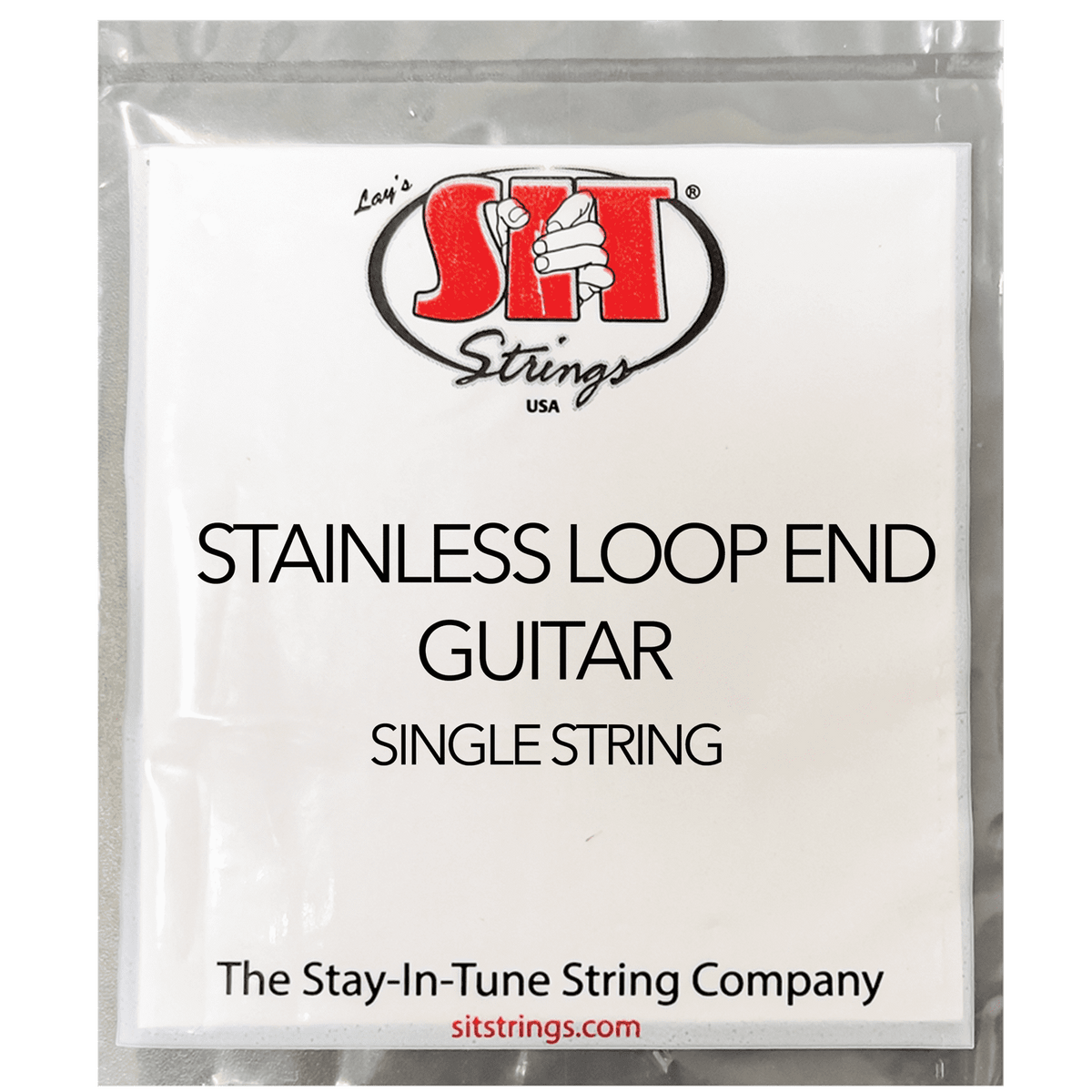 S.I.T. Banjo Stainless Wound Loop End Singles