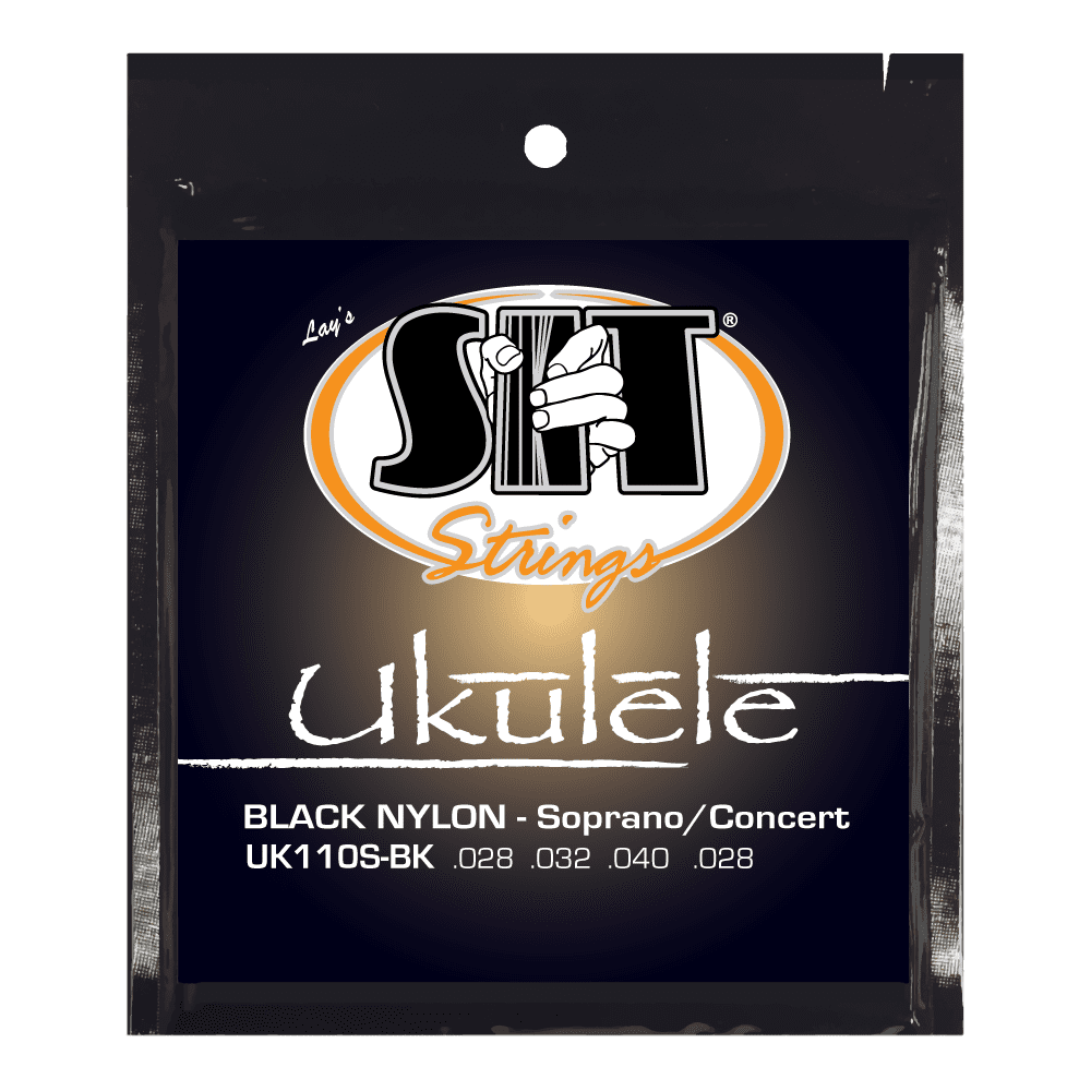 S.I.T. Ukulele Strings – Soprano/Concert Black Nylon (UK110S-BK)