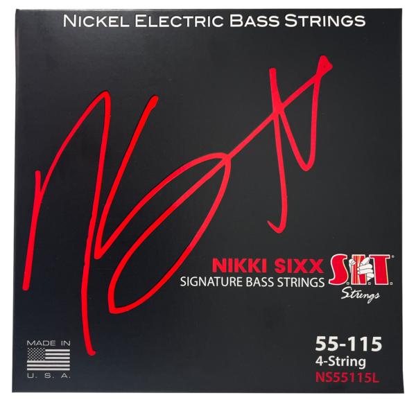 SIT Strings Nikki Sixx Signature Nickel Powerwound Bass Strings Set NS55115L