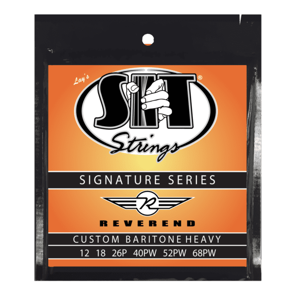 S.I.T. Strings Reverend Signature Baritone Strings made with S.I.T. Strings Power Wound Nickel Electric Strings.