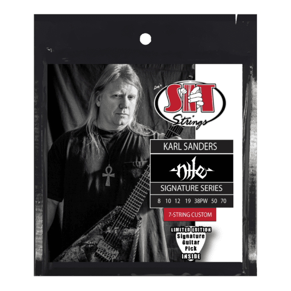 Karl Sanders Guitar Strings made with S.I.T. Strings Power Wound Nickel Electric Guitar Strings
