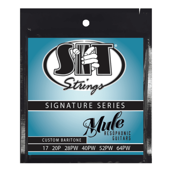 S.I.T. Strings Mule Resophonic Baritone Guitar Strings made with S.I.T. Power Wound Nickel Electric Guitar Strings
